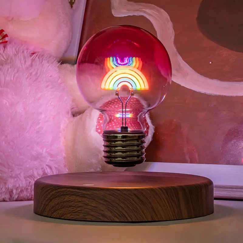 New Magnetic Suspension Bulb Love Desktop