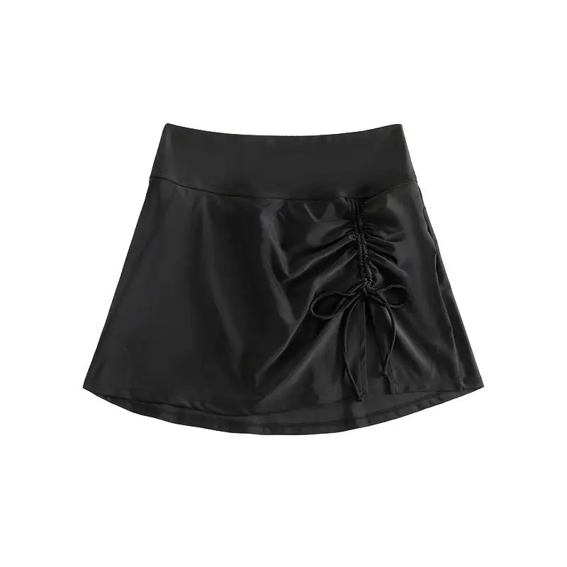 Side Lace-up Apron Beach Swim Trunks Ladies