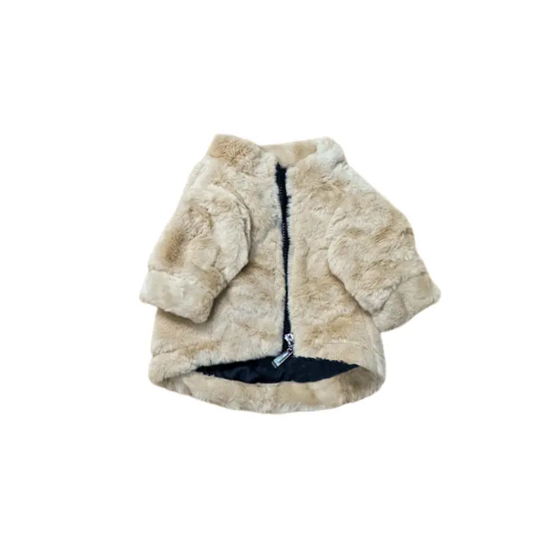 Dog Clothes Fur Coat Tide Brand Leopard Print