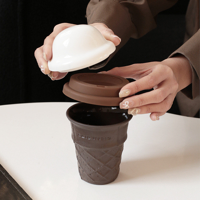 Gift Cup Coffee Ceramic With Lid