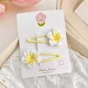 3 Plumeria Rubra Hair Clip 2