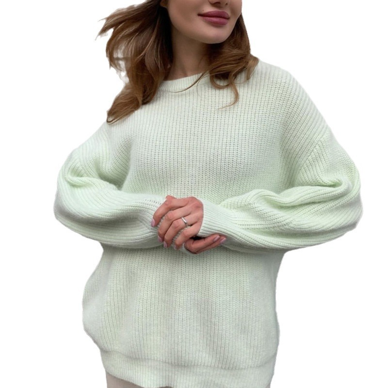 Fashionable Soft Knitted Top For Women All-matching