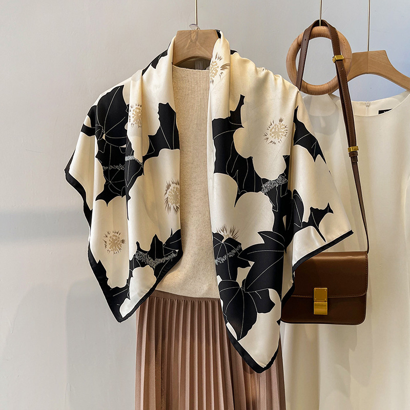 Spring Square Large Kerchief Thin Scarf