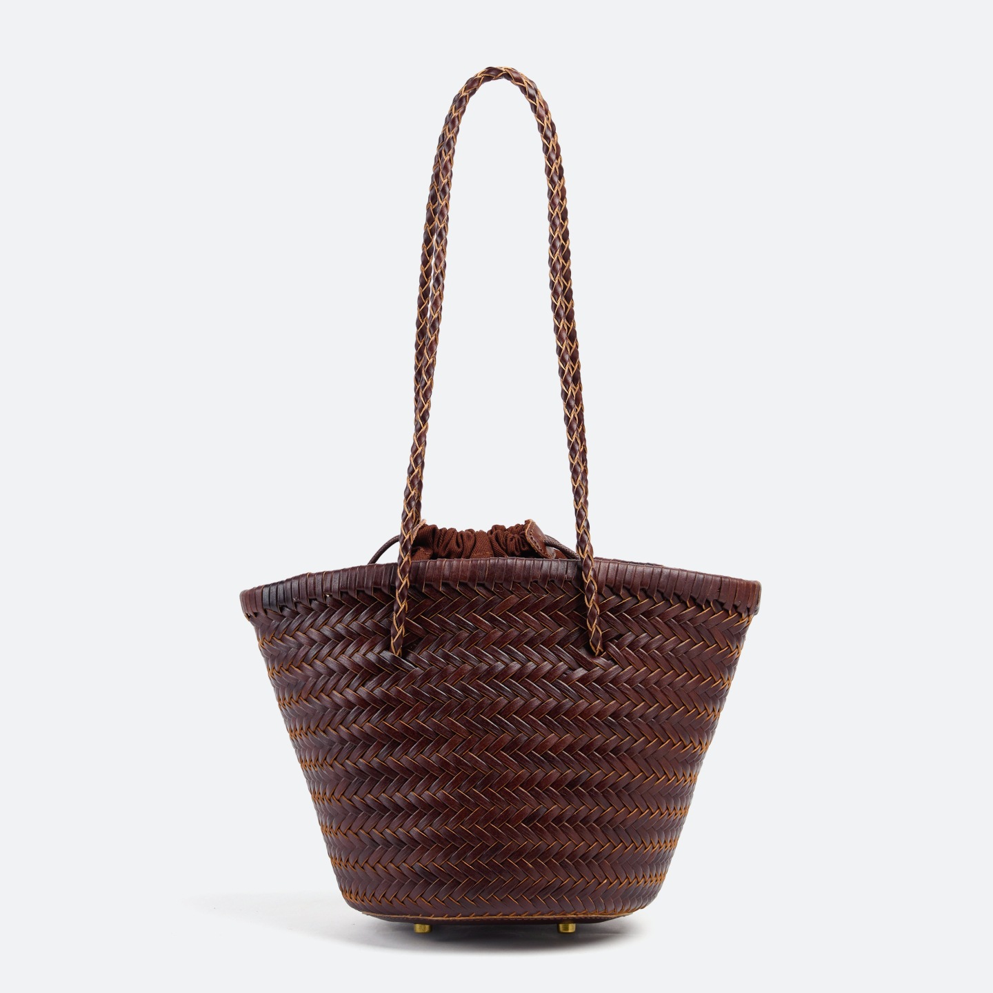 Leather Bucket Crossbody Bag, picture 3 of 5