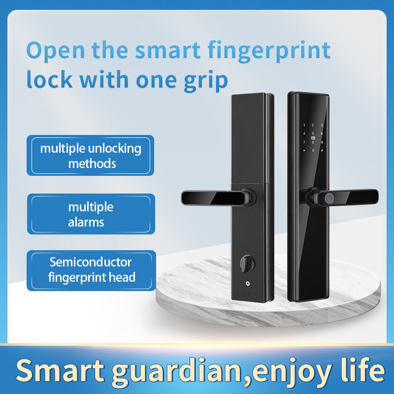 Smart Door Lock With The Fingerprint Password Card