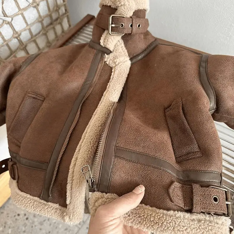 All-in-one Car Suit Baby Warm Clothes