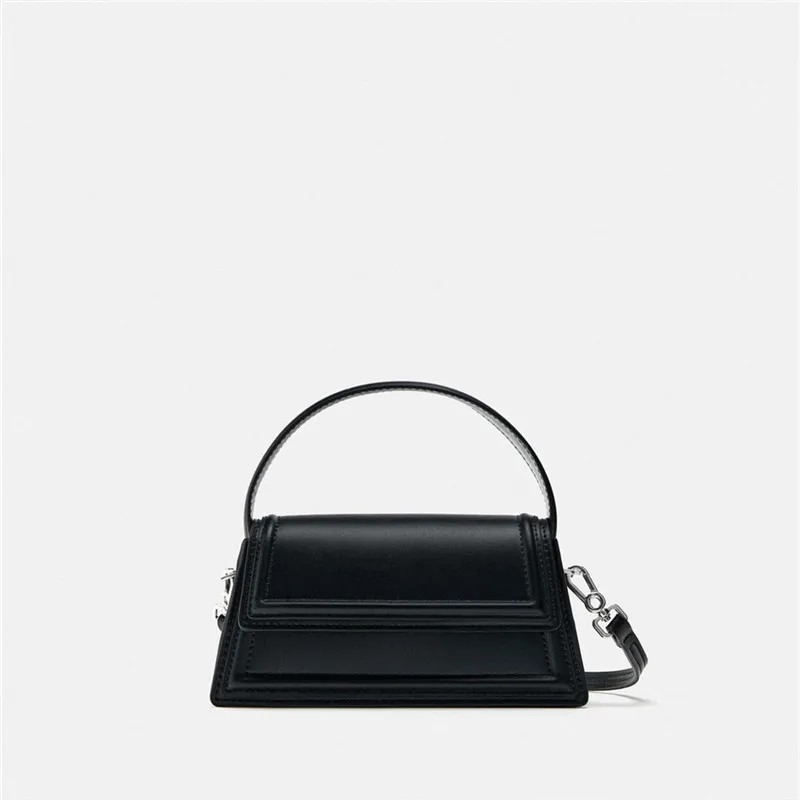 Women's Casual Fashion Portable Messenger Bag - Black