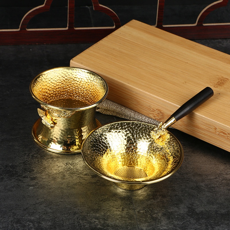 Dragon Tea Strainer Golden Set