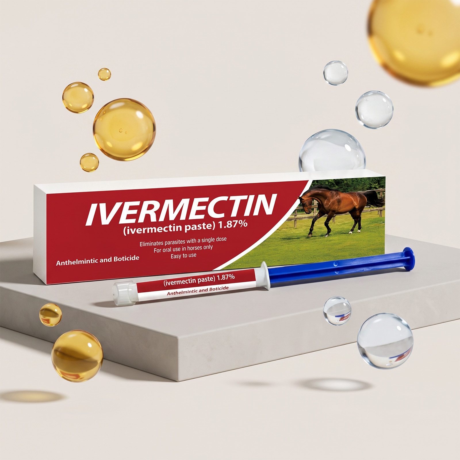 Horse Balm Gelgentle Cleansing Deworming Care For Horses Supporting Gut Health
