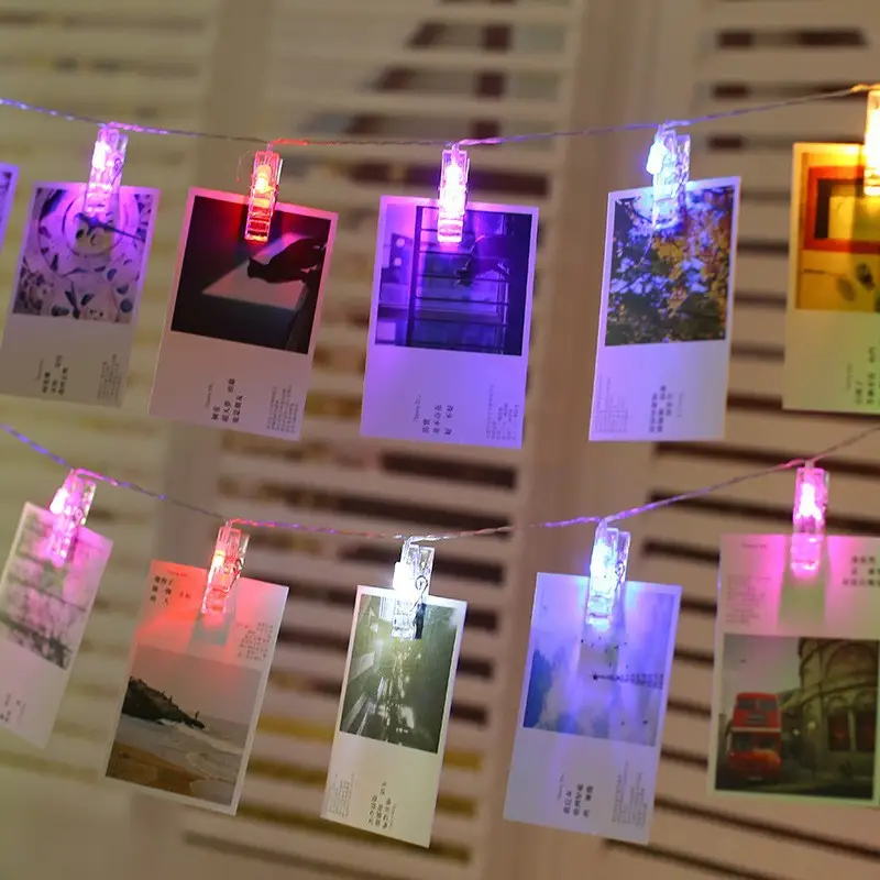 LED Photo Wall Clip Light String