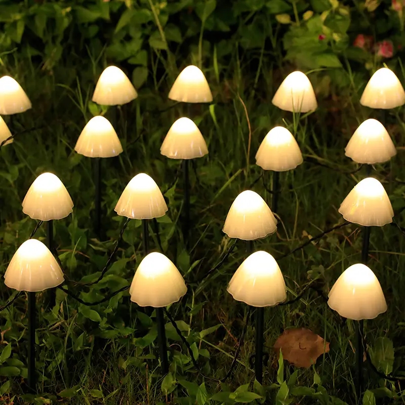 Outdoor Solar Floor Outlet Mushroom Led Small