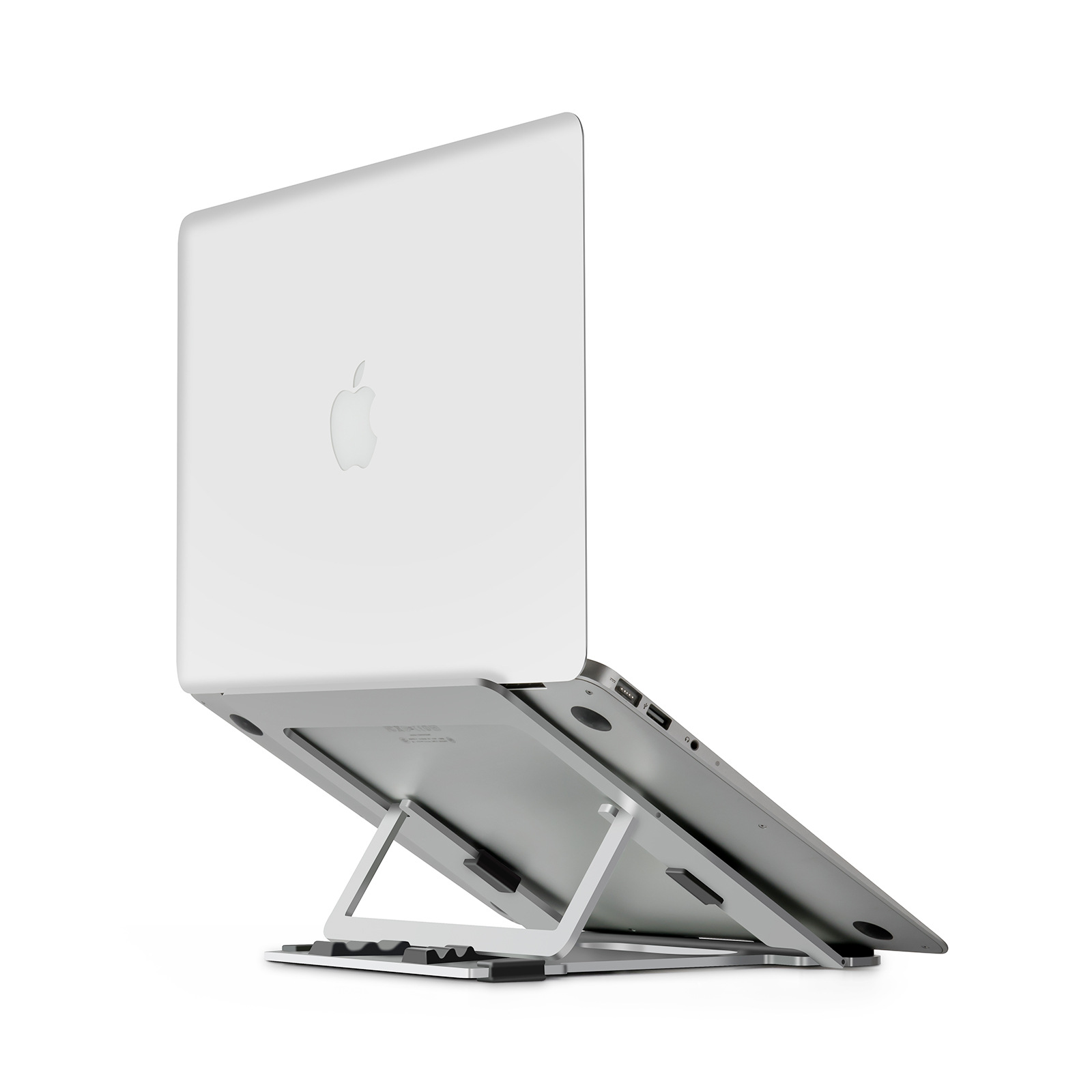 Aluminum Alloy Folding Multi-gear Adjustable Cooling Laptop Bracket - Image 2