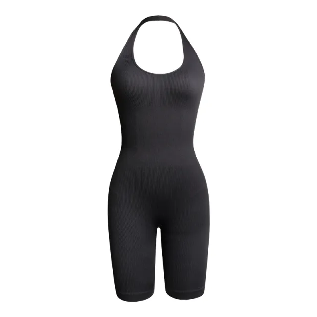 Halter Backless Slim Fit Slimming Sense Of Design Jumpsuit Black - Shop at LoveMi