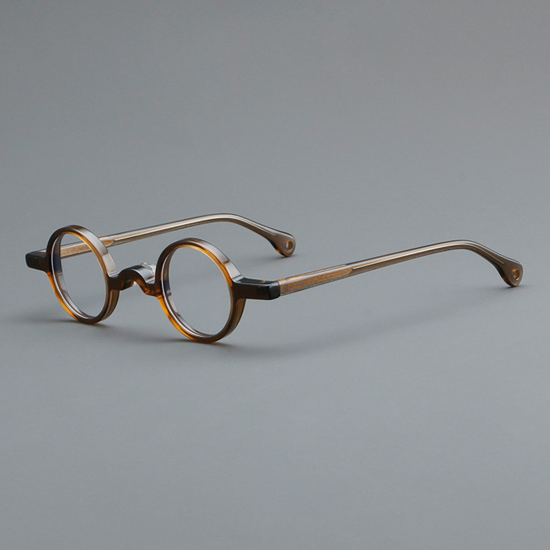 Acetate Frames Retro Round Glasses