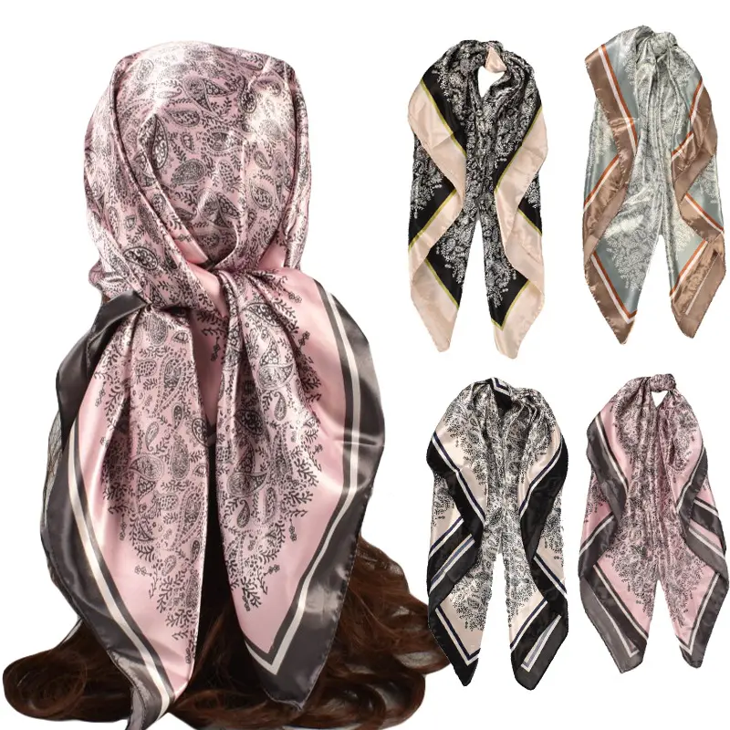 90 Silk Satin Printed Small Cashew Pattern