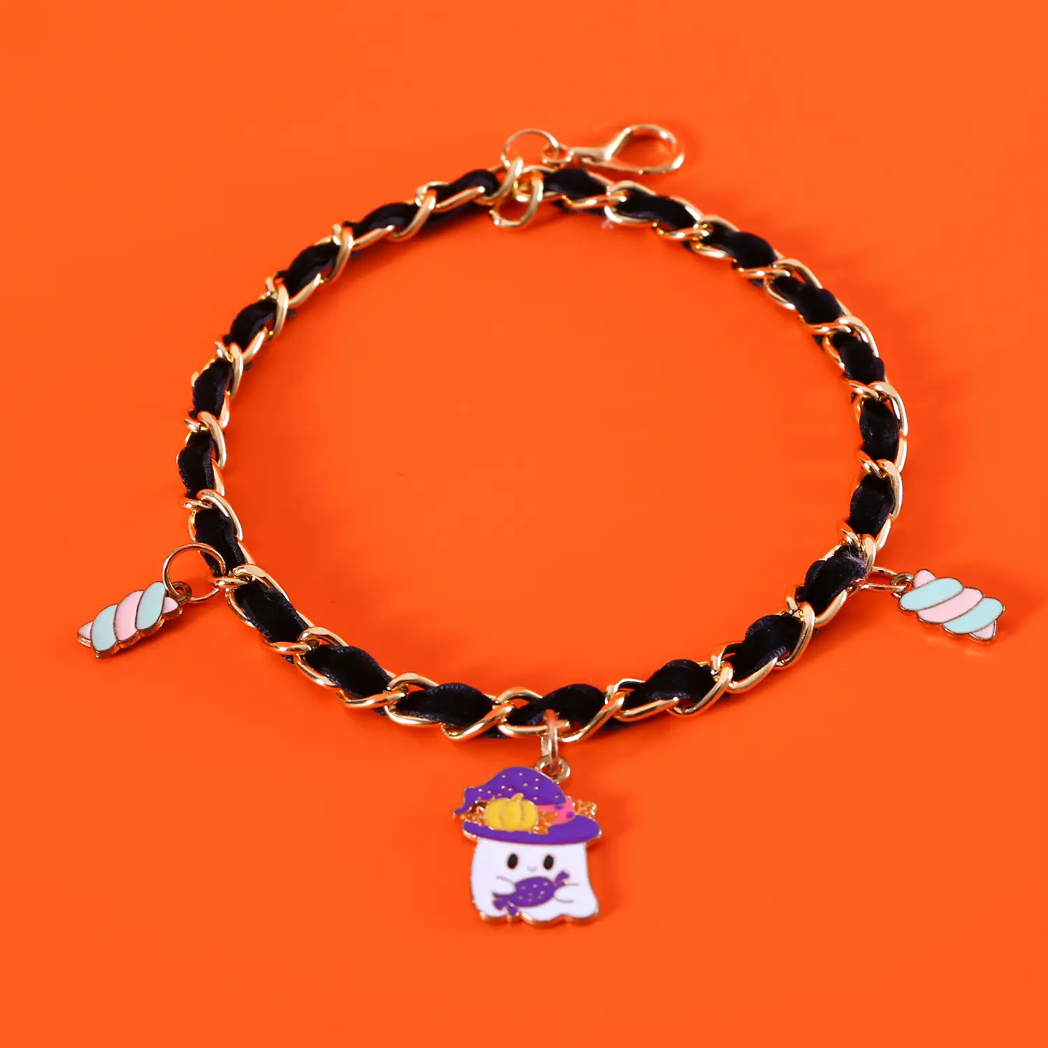 Pet Halloween Collar Velvet Dripping Bat Accessories