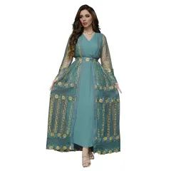 Vest Dress Kraft Tan Dress Suit - Green - View 1