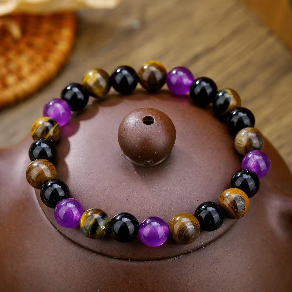 Lapis Lazuli Tiger Eye Bead Bracelet