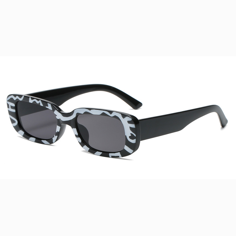 Men's And Women's Rectangular Sunglasses With Small Frame