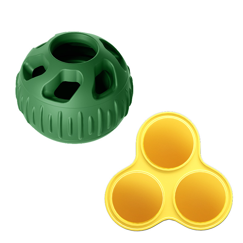 Ball Green Snack Mold Yellow