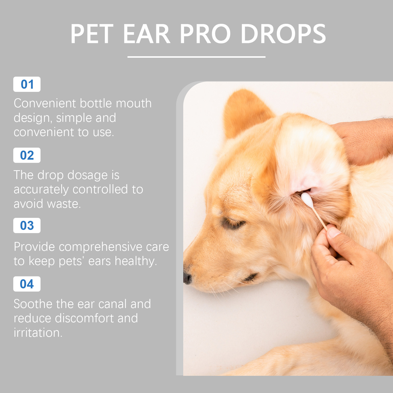 Pet Ear Care Solution For Gentle Cleaning