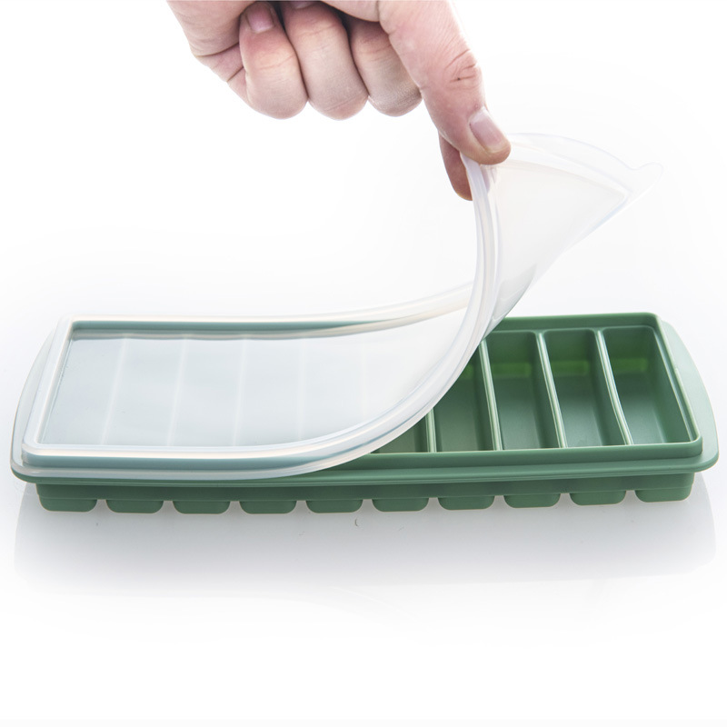 Simple Solid Color Silicone Ten Finger Ice Cream Mold