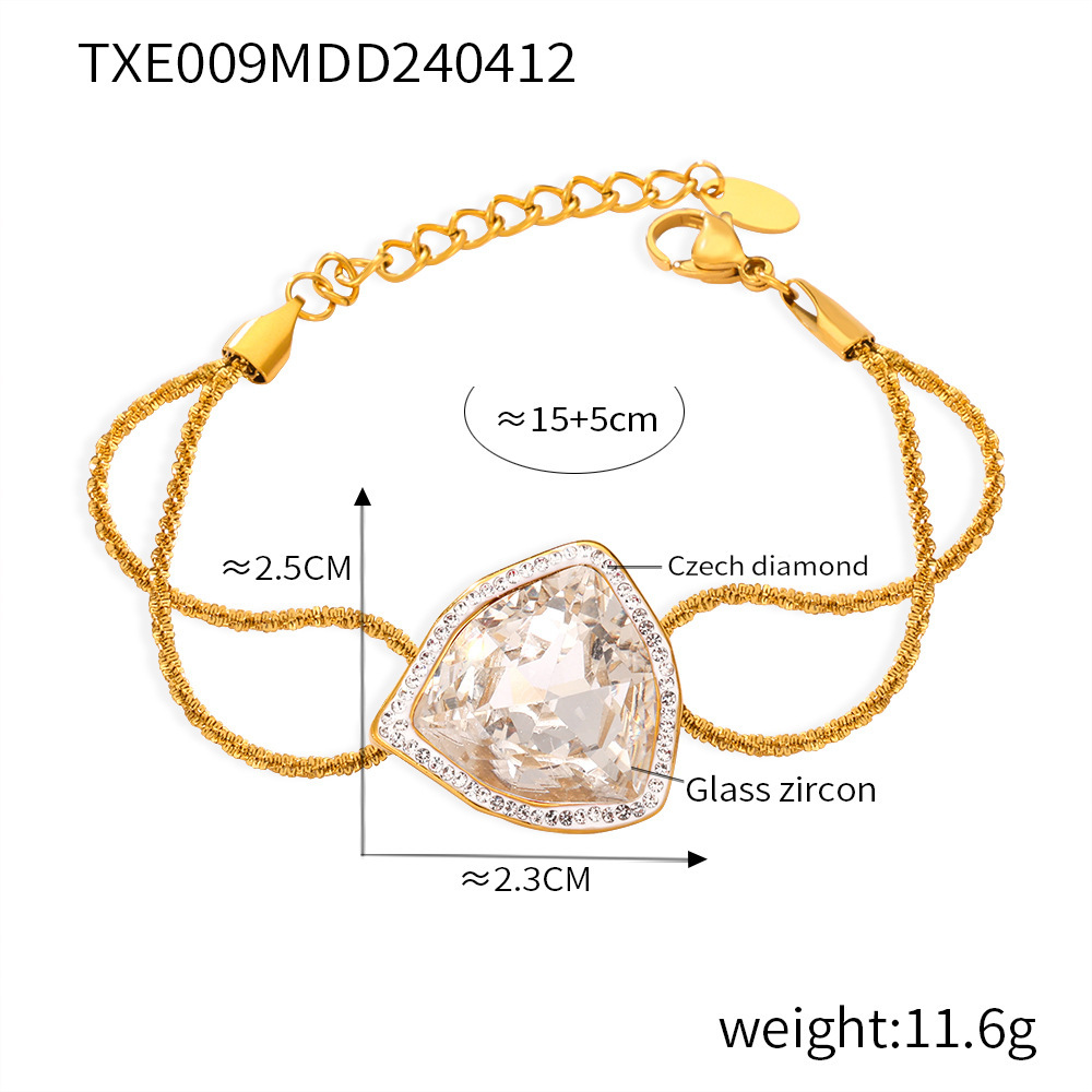 French Style Vintage Starry Sparkling Necklace For Women
