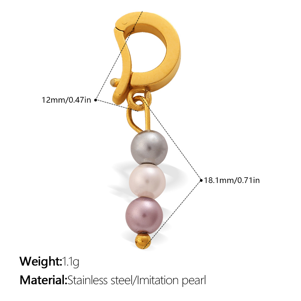 Stainless Steel Pearl Pendant, picture 9 of 12