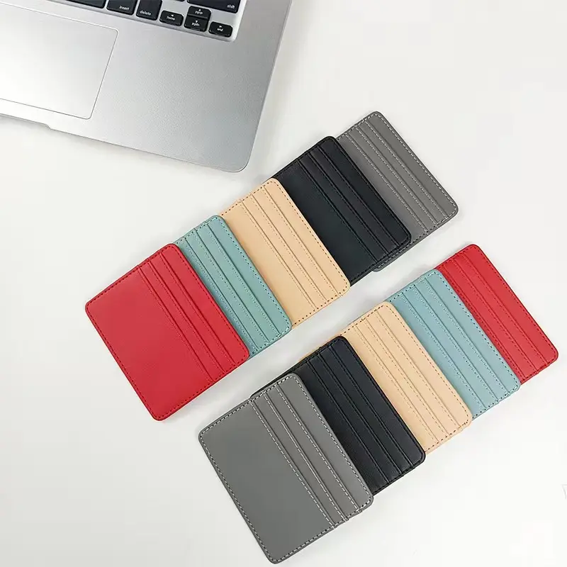 Large Capacity Multiple Card Slots Compact Leather