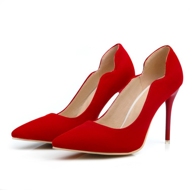Pointed Toe Stiletto Pumps, picture 4 of 7