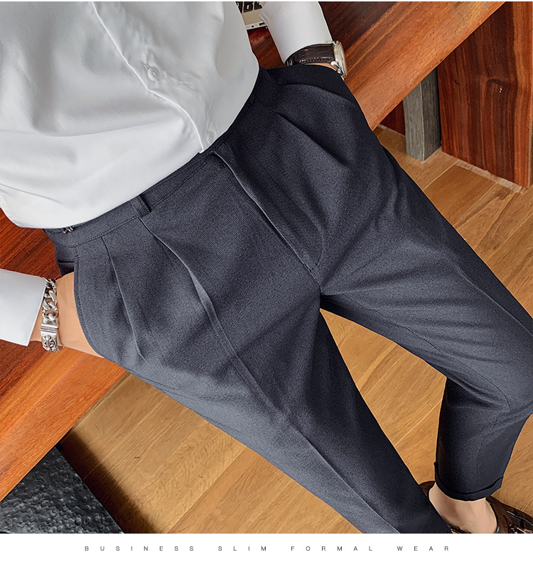 Title 13, Britische Business Slim Fit Westernhose für Her...