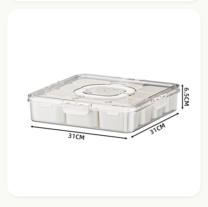 Title 13, Food Grade Salad Crisper Portable Sealed Partit...