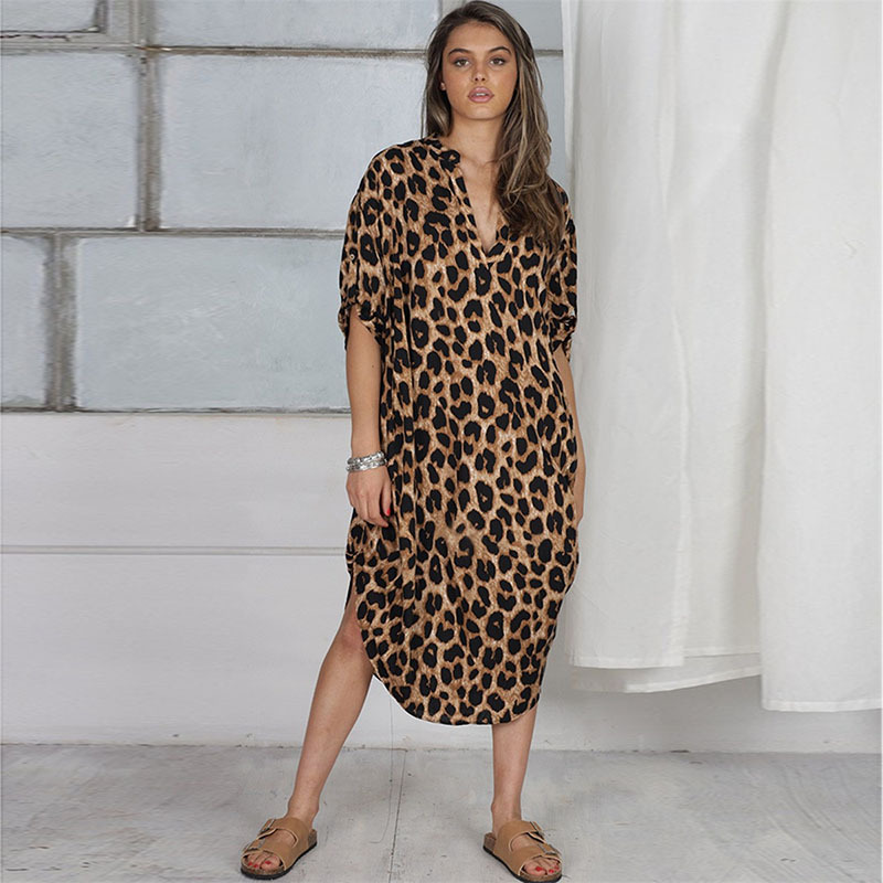 DN0831 Rayon Leopard Point