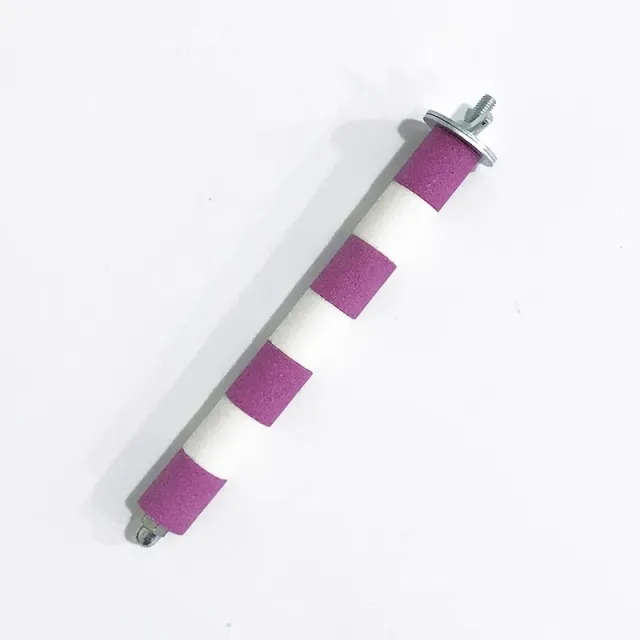Fashion Personality Parrot Molar Rod Toy Pink White 15Cm - Shop at LoveMi