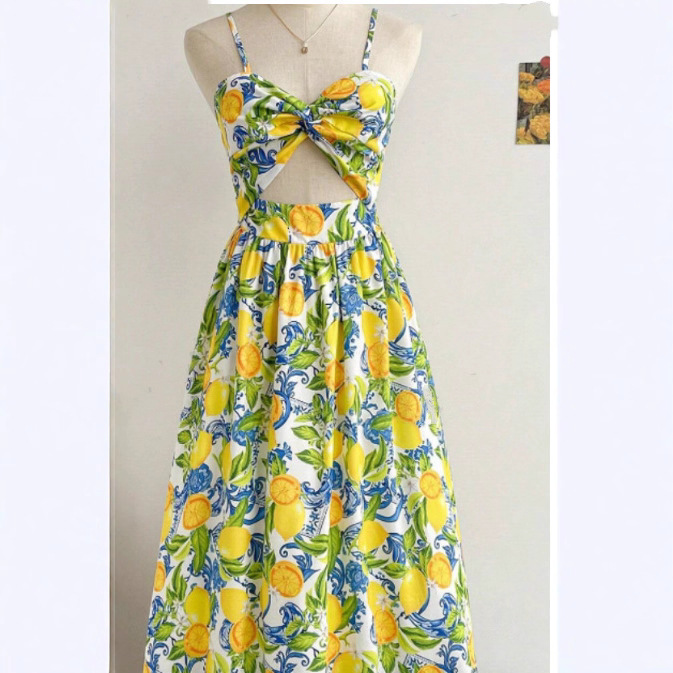 Clothing Sexy Sling Slim Temperament Dress