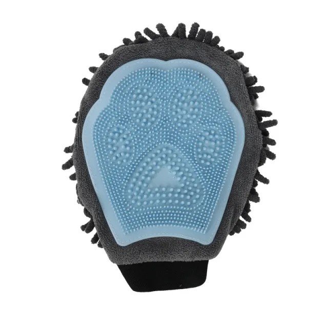 Pet Bath Dual Sided Cleaning Massage Brush Blue - Shop at LoveMi