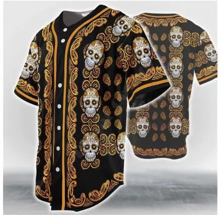 Printed Cardigan Button Short sleeved T shirt For Men And Women B100003 - Shop at LoveMi