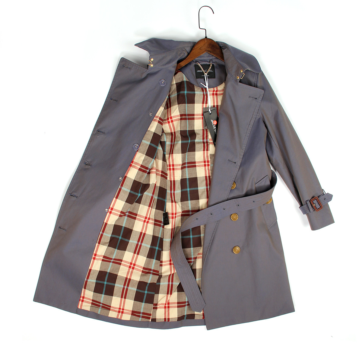 Title 10, Nieuwe Chameleon Dames Lange Trenchcoat met Dub...