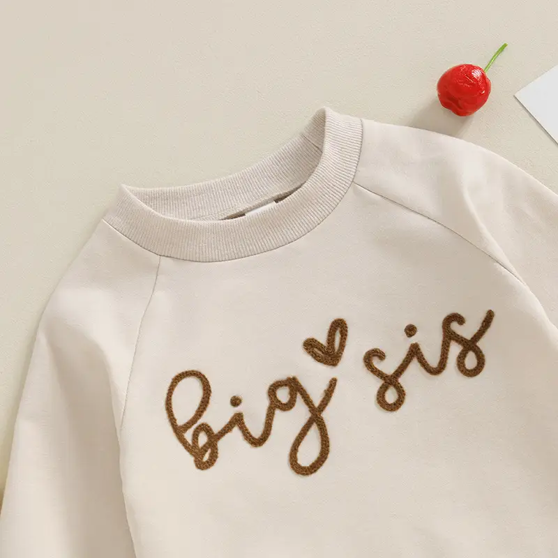 Long Sleeve Letter Sweater Children Pullover