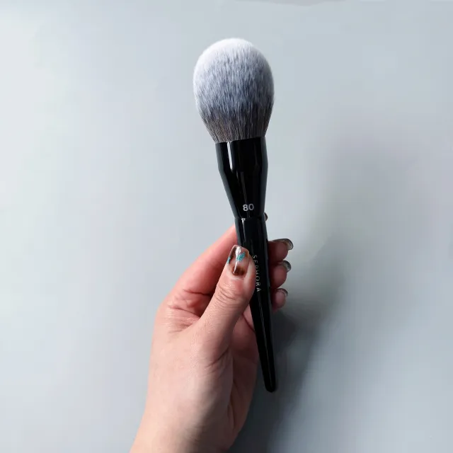 Lotus Series Foundation Eye Shadow Face Powder Repair Double ended Makeup Brush 80 Powder Brush - Shop at LoveMi