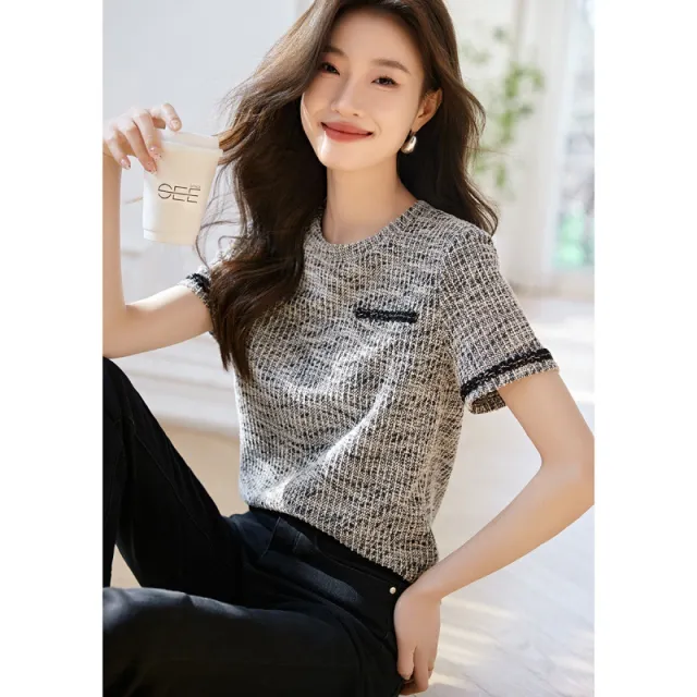 Ribbon Patchwork Easy Matching Easy To Wear Bottoming Top - Shop at LoveMi