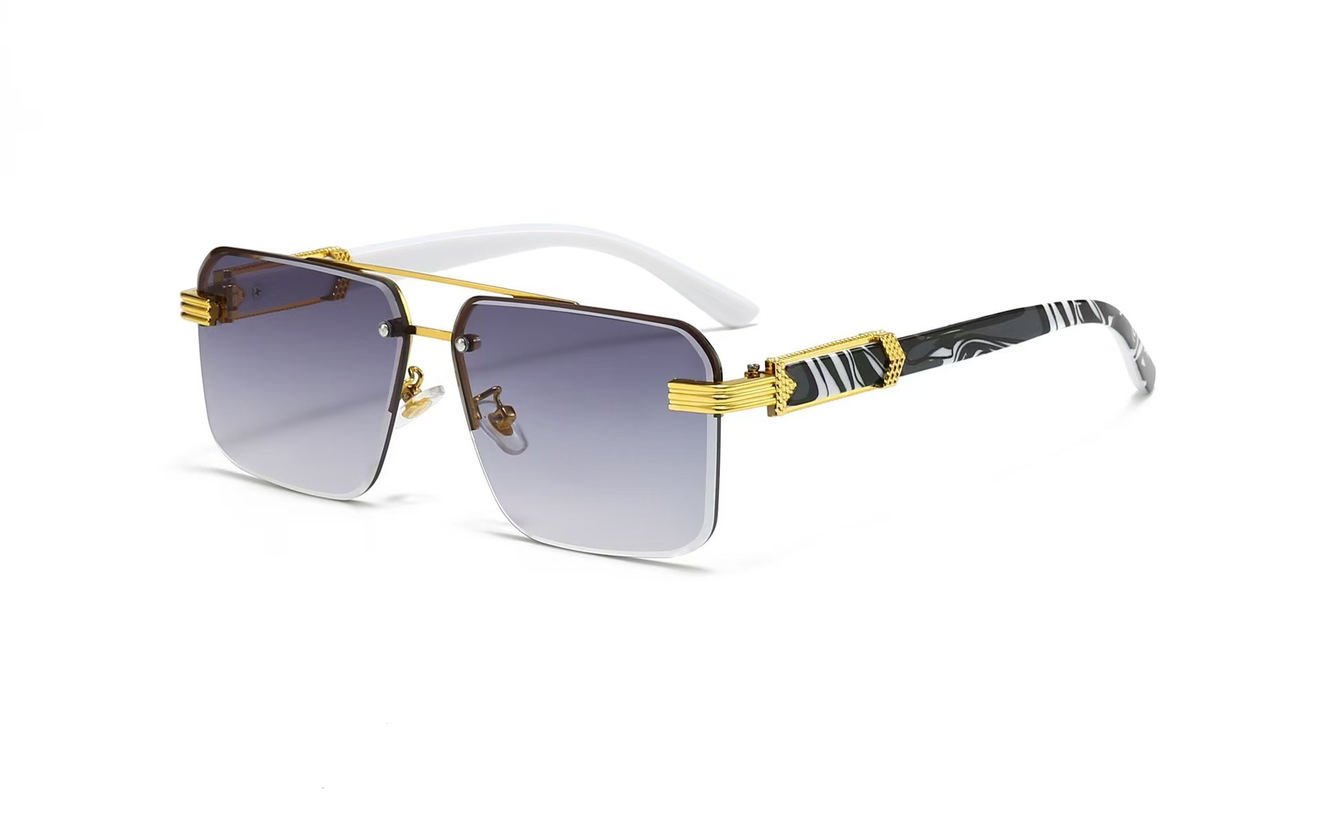 Half Frame Large Frame Diamond Mirror Leg Bag Flower Trendy Men And Women
