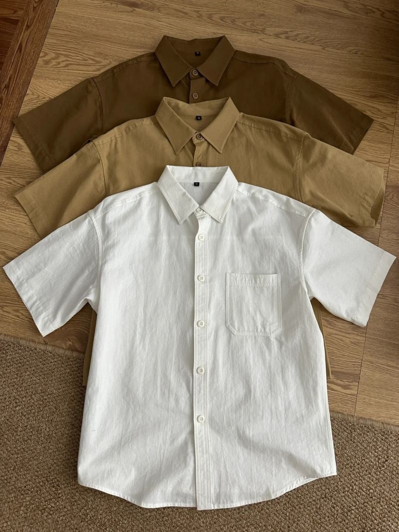 Breathable Pure Cotton Men’s Workwear Short Sleeve Shirt Breathable Pure Cotton Men’s Workwear Short Sleeve Shirt