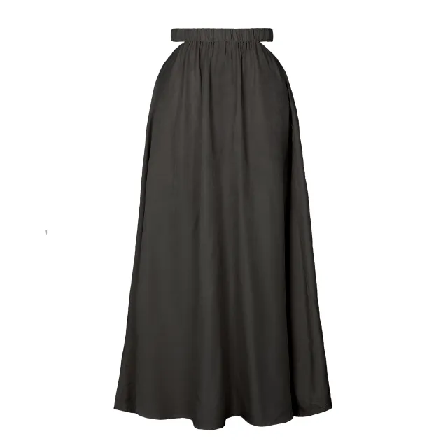 Women's High Waist Hollow out Skirt Long Black - Shop at LoveMi