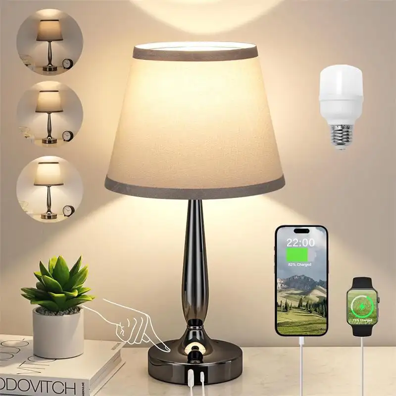 Decorative Table Lamp Touch Dimming Bedside Small