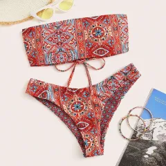 Women's Printed Two-piece Swimsuit Summer Bikini - View 1
