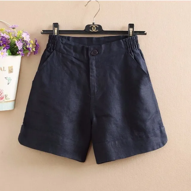 Women's Wide Leg Fashion Individual Casual Shorts Hide Color 3Xl - Shop at LoveMi
