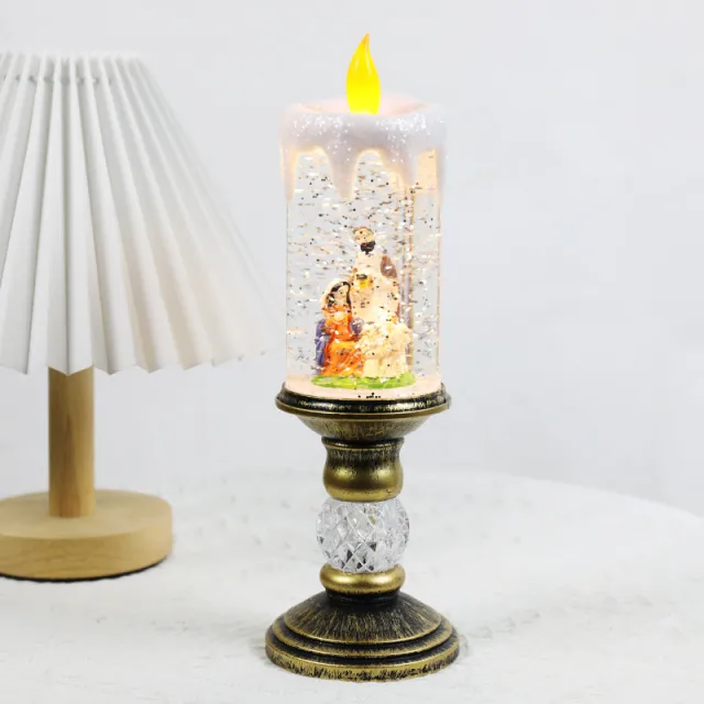 Christmas Decorations Candle Light Scene Layout Picture Style - Shop at LoveMi