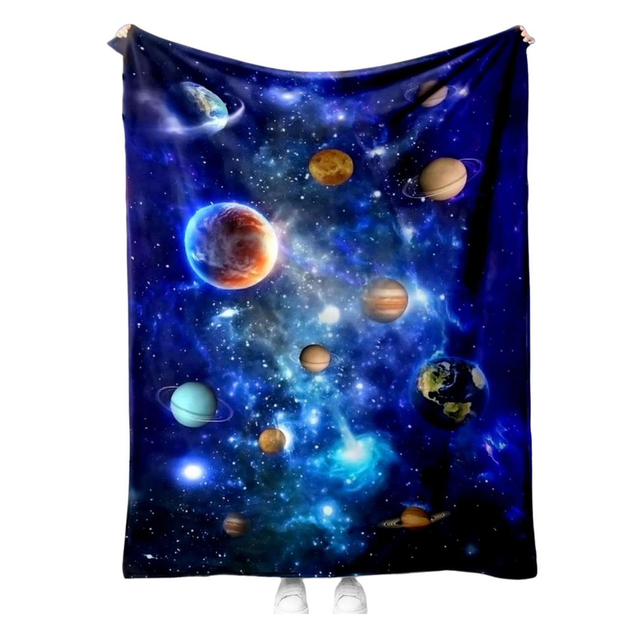Galaxy Star Blanket Flannel Throw Blanket (1color-70x100cm)