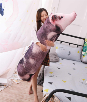 Pig Soft Stuffed Plush Body Pillow Cushion Toy